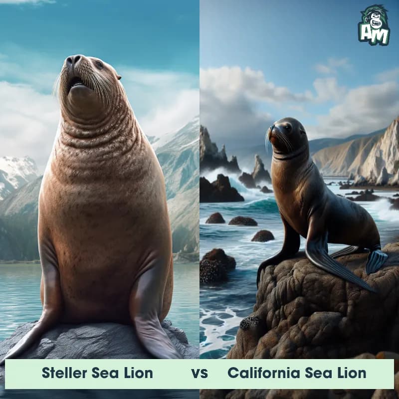 Steller Sea Lion vs California Sea Lion - Animal Matchup Steller Sea Lion vs California Sea Lion - Animal Matchup