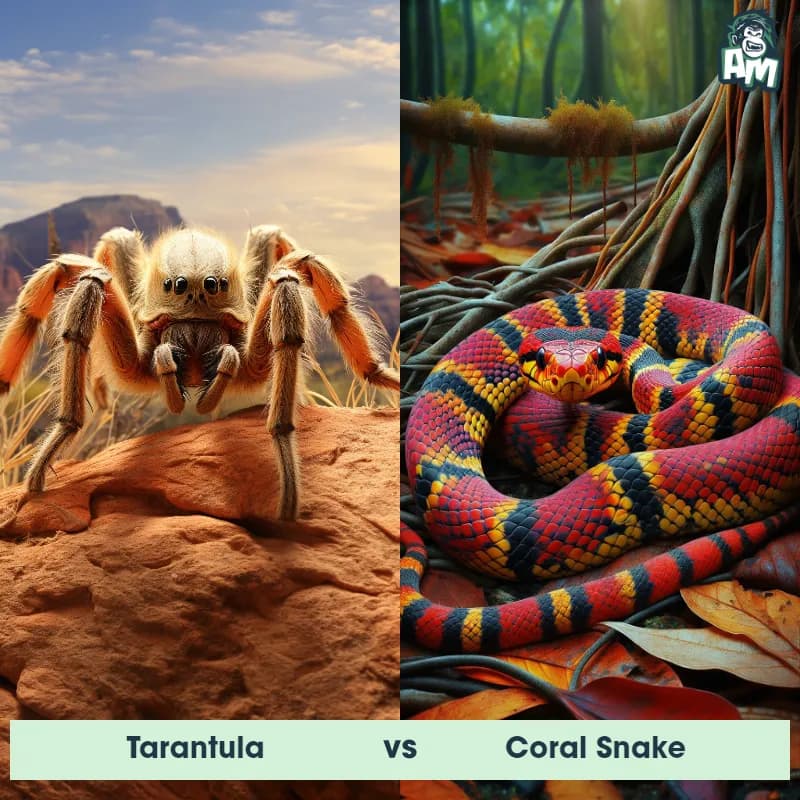 Tarantula vs Coral Snake - Animal Matchup Tarantula vs Coral Snake - Animal Matchup