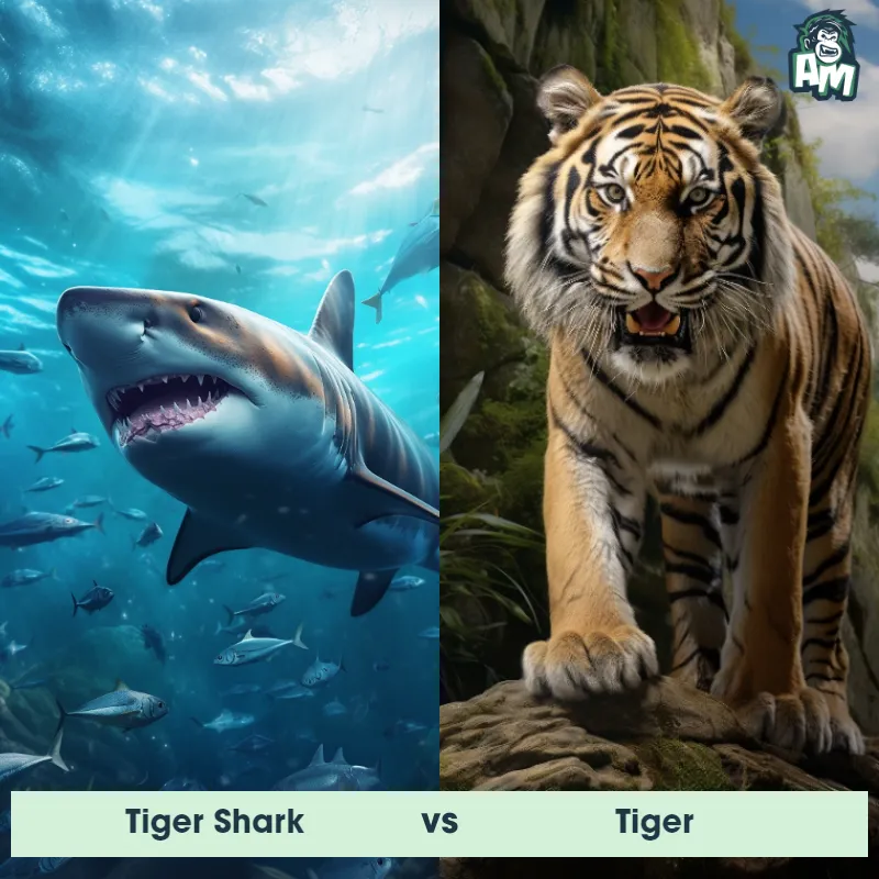 Tiger Shark vs Tiger - Animal Matchup Tiger Shark vs Tiger - Animal Matchup
