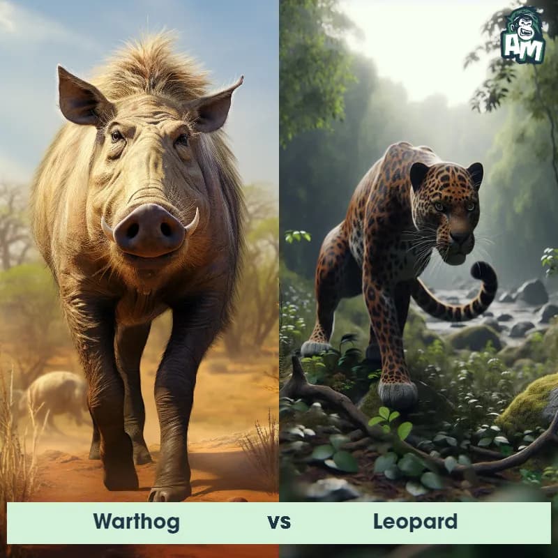 Warthog vs Leopard - Animal Matchup Warthog vs Leopard - Animal Matchup