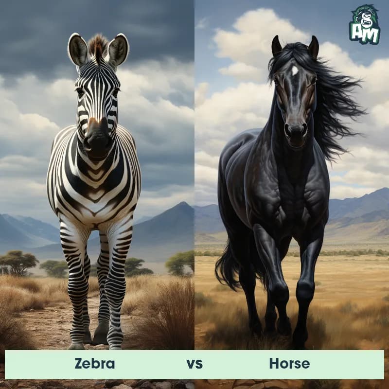 Zebra vs Horse - Animal Matchup Zebra vs Horse - Animal Matchup